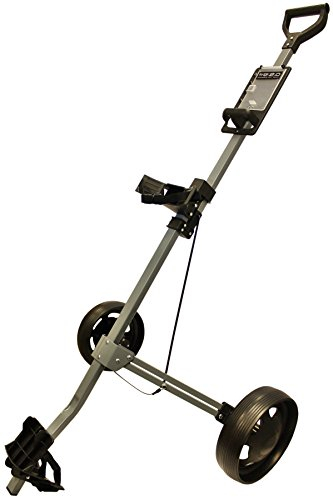 Glide-Tek Golf Golftrolley aus Aluminium mit 2 Rädern, Gunmetal/Black, Nicht zutreffend