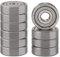 XiKe 10 Stück 626ZZ Mini Kugellager 6x19x6mm Chromstahl und Vorgeschmiert, 626-2Z Rillenkugellager mit Doppelter Metalldichtung.