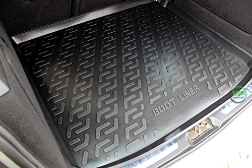 J&J AUTOMOTIVE Kofferraumwanne passend für Mercedes B Klasse W245 2005-2010, 3D TPE Allwetter mit hohem Rand Passform rutschfest Geruchsneutral Schwarz