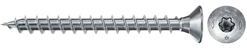 fischer PowerFast II CTF 3,0 x 12, Spanplattenschraube (1000 Stk.) mit Vollgewinde, Senkkopfschraube mit Innenstern, Schraube für Holzverarbeitung, reduziert Einschraubwiderstand & Einschraubzeit