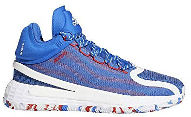 adidas D Rose 11, Scarpe da Basket Unisex-Adulto, Blu (Escarl Ftwbla), 43 1/3 EU