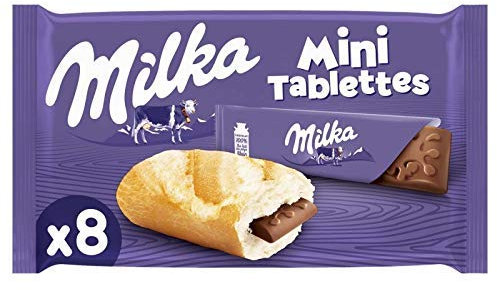 MILKA - Mini Tablettes 200G - Lot De 4 - livraison offerte