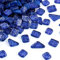 Glas Mosaiksteine 200g, Quadrat und Dreieck Mosaikfliesen Glasfliesen Glitzerkristall Glasmosaik, Glassteine Mosaik Steine für Basteln, Haus Deko(Dunkelblau)