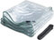 Plane Transparent mit Ösen wasserdichte Abdeckplane PVC - 420g/m² - 0,3 mm Dick, Gartenmöbel Schutzhaube, Zuhause Garten Draussen Pflanze AußEnbereich(5x6m)