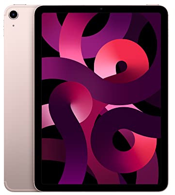 2022 Apple iPad Air (10,9-pouces, Wi-FI + Cellulaire, 256 Go) Rose (Reconditionné)
