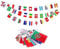 AZ FLAG Football 2022 World Cup Qatar 10 meters BUNTING Flag 32 flags 9'' x 6'' - Soccer World Championship STRING flags 15 x 21 cm