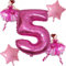 DIWULI Ballerina Geburtstag 5 Jahre - Ballerina Luftballons