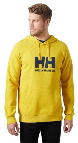 Helly Hansen Mens HH Logo Hoodie - Gold Rush, S