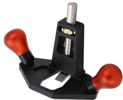 Aluminum Alloy Woodworking Router Plane with CNC Finishing, Anodic Oxidation Treatment, and Hex Wrench Included