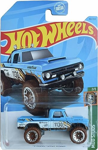 Hot Wheels 70 Dodge Power Wagon, Mud Studs 2/5 [Blau] 161/250