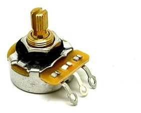 CTS Potentiometer A500K 500K Audio Logarithmic 1/4 Split Shaft 450G Series 10% Tolerance for Bass and American Guitars with Humbucker, Single Coils or P90 Ideal for Pickguards.
