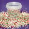 Purple Cupcakes 100's and 1000's (Non Pareils) - CHRISTMAS MIX - Christmas theme edible cake decorations - add some festive inspired 100's and 1000's to your baked goods.
