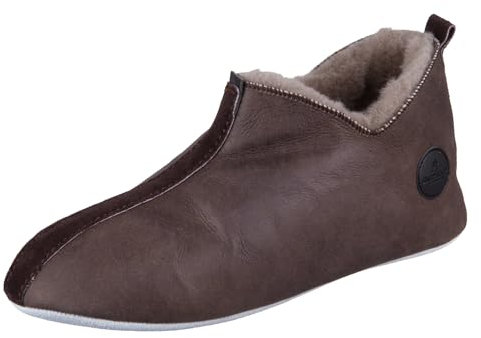 Shepherd Henrik Slipper 6201253 Stone Oiled Stone Oiled Doubleface Doubleface Braun (Stone Oiled), 45