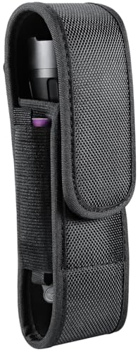 YONCONO Molle Taschenlampen-Holster, taktische Taschenlampen-Hülle, Nylon, verstellbare LED-Taschenlampe, passend für 12,7 cm bis 17,8 cm Taschenlampe für Outdoor, Camping, Wandern, Jagd