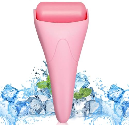 D.WORLD Ice Roller for Face & Massage, Face Roller for Skin Care Puffiness, Reduce Migraine, Pain Relief and Minor Injury, Gifts for Women Face Massage