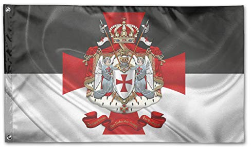 Banderas Premium Escudo De Armas De Los Caballeros Templarios Pride Flag Resistente Al Viento Y La Lluvia Bandera De Camping Colores Vivos Bandera Balcón Para Jardín Patio Festival 90x152cm
