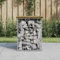 Rantry Gartenbank, Gabionen-Design, imprägniertes Kiefernholz, 33 x 31 x 42 cm, Sitz, Stuhl, Möbel, Sonnenliege, Terrasse, Balkon, Outdoor, Dekoration, Gartenbänke