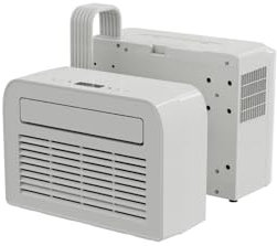 Calidad de refrigeración inteligente Split Aire acondicionado para caravanas y autocaravanas - 5000 BTU, EER Clase A, Funcionamiento WiFi, Silencioso, Adecuado para 20-25 m², 2 años de garantía
