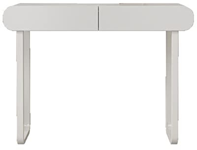 HYIWSIJT Console Table,Narrow Console Table Console Table White,Wood Top Sofa Side Table Tall Dresser with 2 Solid Wood Drawers(White 100CM)