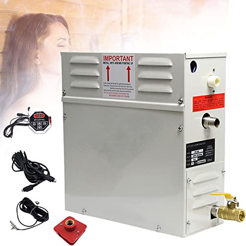 GYDUHYE Steam Generator Steam Generator For SPA Room Digital Display Steam Generator 35 ℃-55 ℃ Sauna Steam Generator For Home Commercial Steam Generator Kit Steam Bath Generator