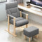 WADRBSW Gaming-Stuhl mit hoher Rückenlehne, Relax-Schreibtischstuhl für Rennen, Arbeit, Chef, Bürostuhl/Grau mit übergroßem Fuß/63 x 66 x 111 cm (25 x 26 x 44 Zoll) to Pursue Happiness