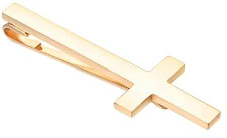 Asienice Doré Pince Cravate Homme Pince à Cravate Croix De Lorraine