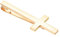 Asienice Pince cravate homme unique en cuivre avec croix dorée pour homme - Accessoire de mariage d'affaires formel, gold, Métaux non raffinés, Pas de gemme