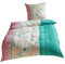Traumschlaf Mikrofaser Bettwäsche Set Fiori | 155x220 cm + 1 Kissenbezug 80x80 cm | Bunt & Floral | Pflegeleicht, Atmungsaktiv & Hautfreundlich | Ideal als Ganzjahresbettwäsche