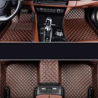 HZLGL PU Leder Auto Fußmatten Allwettermatte für BMW 3er G21 Touring ab Bj. 2019,wasserdichte rutschfeste Teppich Autoteppich Bedeckter Schutz Zubehör,G