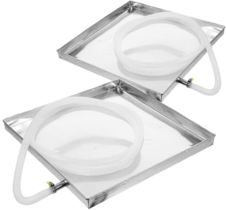 Cabilock 1 Set Stainless Steel Ac Drip Tray Portable Air Conditioners Ac Water Catcher Portable Air Conditioning