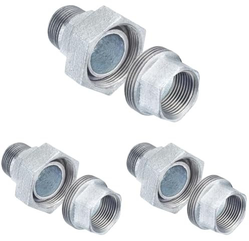 Cornat Verzinkte Verschraubung I/A, 1 Zoll, VFB3411 (Packung mit 3)