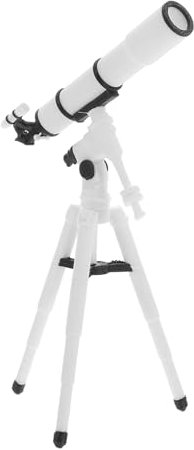 MUCKLILY Astronomisches Teleskopmodell Mini-Puppenhaus- Teleskop Kinderteleskop Kleines Teleskopspielzeug Teleskop für Kleinkinder Fernglas Plastik