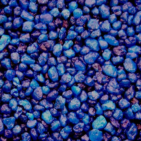 Hanicks Aquarium Gravel & Sand Substrate for Fish Tanks - Natural Stones, 3-5mm, Perfect for Plant Growth (5 kg, Marine Blue Gravel)