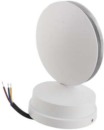 KIMISS 10W LED -Wandleuchter - 360 ° Leuchtendes Fensterbrett Licht für Flur, Gang, Wohnzimmer, Zeitgenössische Dekorative Lampe (Weiße Beleuchtung)