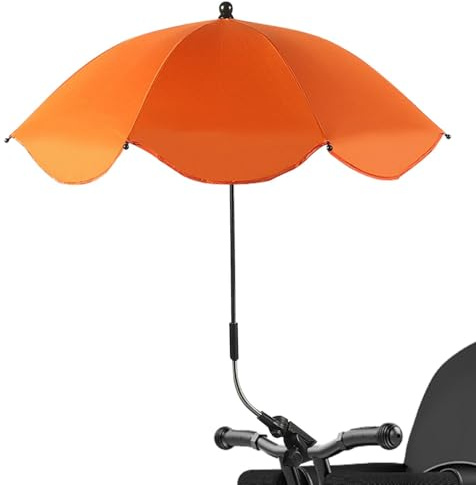 Barnvagnsparasol paraply för barn - sol barnvagn, reseskydd | Justerbar Mercellino med UV-skydd barnvagn, barnvagn, utomhuspromenader, transporttillbehör