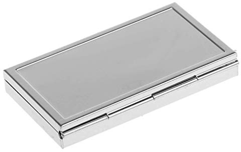 Sirxlevcy Mini Travel Metal Pill Box Medicine Organizer Container Tray Box Case Storage 3 Slot