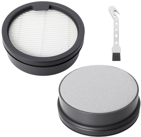 Lot de 2 filtres Hepa de rechange pour aspirateur Dreame H12 Dual/M12, filtre lavable et réutilisable