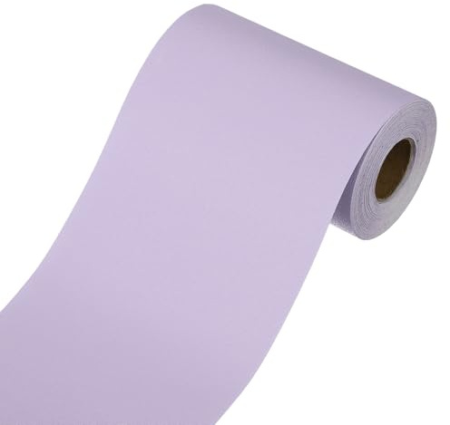 QUARKZMAN Selbstklebender Tapetenrand 99 cm x 10 m Für Küchendekor Lila | Selbstklebender Spiegelrahmen Zierband, Schlafzimmer, Badezimmer, Tapetenrand