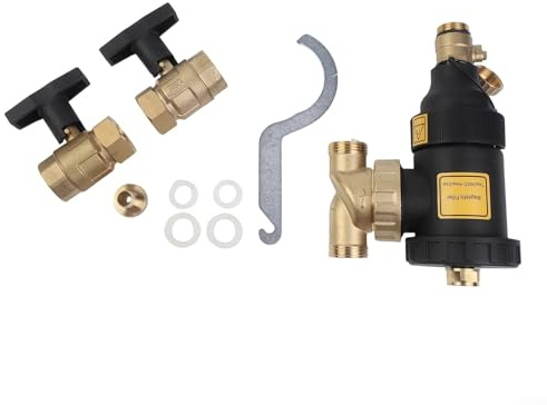Filtre de chauffage central, séparateur de boues, système de séparation de boues hydrauliques Dirt Mag Piège à débris Radiateur antirouille Filtre de chauffage au sol pour collecteur de particules CVC