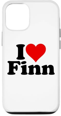 Hülle für iPhone 12/12 Pro ICH Liebe Heart Finn