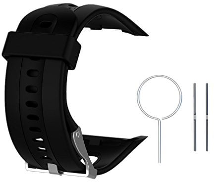 Muovrto Ersatz Armband für Garmin Forerunner 10,Silikon Flexibles Smartwatch Ersatzarmbänder für Garmin Forerunner 15