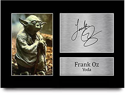 HWC Trading – Foto- und Autogrammdruck im DIN-A4-Format, von Frank Oz, dem Darsteller von Yoda von Star Wars