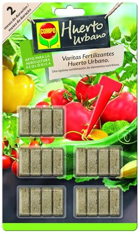 Compo Varita Fertilizante Huerto y Frutales 20 ud