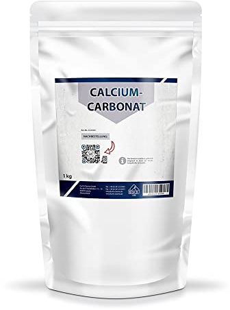 Calciumcarbonat, 1 Kg | Kalziumkarbonat, Kalk, kohlensaurer Kalk, Kreide (1, 5, 25 Kg)