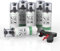 AUPROTEC Lackspray AUPROTHERM 650 schwarz Motor Lack Sprühlack Hitzefest 650°C Spray 6x 400ml + 1x Original Pistolengriff