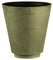 Hudson Textured Effect Plastic Planter - Grey/Green, Single Pot - Suitable for Indoor or Outdoor Use - 47.5cm (H) x 44cm (Dia)