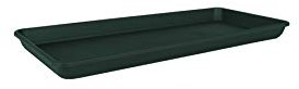 ARTEVASI Soucoupe RECTANGULAIRE Venezia XL 100CM Vert FONCÉ