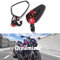 DREAMIZER 7/8 22mm Rétroviseur de Guidon Moto, Rétroviseurs Moto pour CB1000R Grom MSX125 CB500F Z1000 Z650 Z750 Z800 ER6N ER6F MT03 MT07 MT09 MT10 FZ6 FZ07 FZ09 FZ10 GSF1250 GSF600