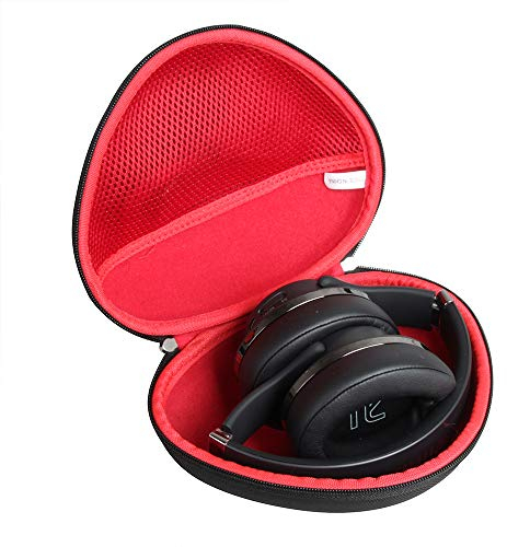 Hermitshell Étui de voyage rigide pour casque Bluetooth Doqaus Noir + intérieur rouge