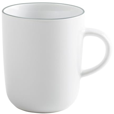 KAHLA 575335A69978C Pronto Line Becher 0,35 l Line cool gray | Becher mit grauer Linie aus Porzellan